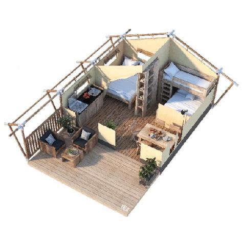 Tente de luxe Happy Glamping Wittelte